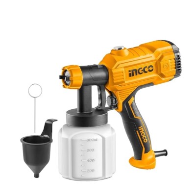 INGCO Paint Sprayer 800ml Capacity, 1.5Mm Copper Nozzle, 380ml/Min