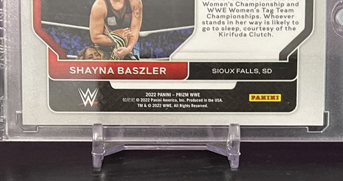 Shayna Baszler 2022 Panini Prizm WWE Debut Edition Green Pulsar #100 09/25 SSP - Picture 7 of 7
