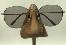 Vintage Quan 009 Silver Metal Oval Geometric Sunglasses FRAMES ONLY