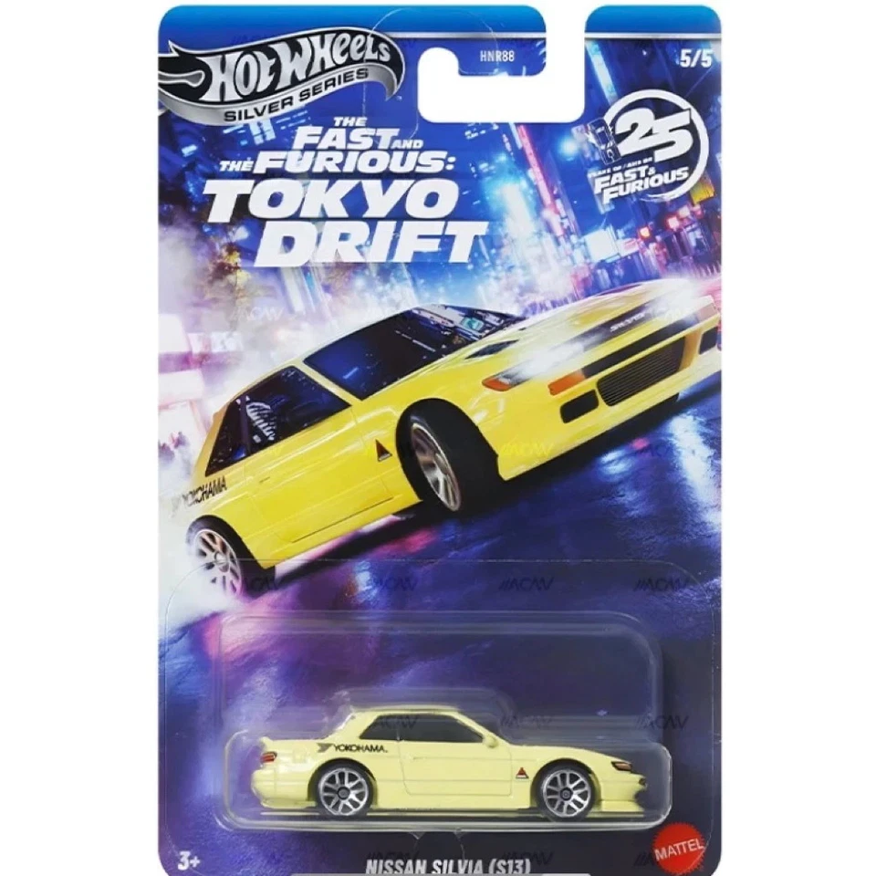 INHAND 2025 Hot Wheels Silver Fast & Furious Tokyo Drift ' 1 SET 5 CARS - Image 4 of 4