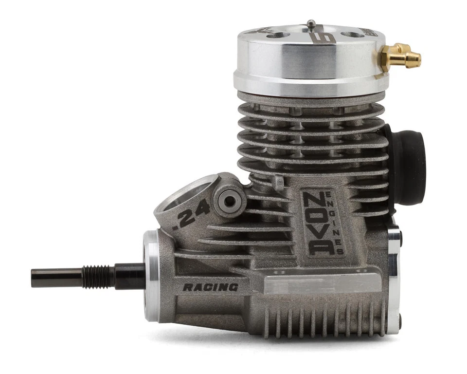 Nova Engines M9 .24 (3.75cc) 9-Port Marine Engine (DLC Shaft) [NVE5007003] - Image 3 of 4