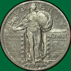 1927 Standing Liberty Quarter Extremely Fine XF Coin #45060