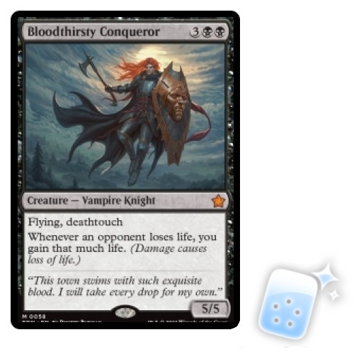 BLOODTHIRSTY CONQUEROR Foundations FDN Magic MTG MINT CARD | eBay