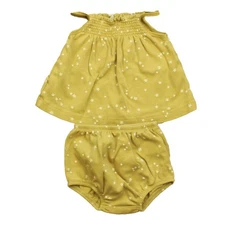Quincy Mae Smocked Tank and Bloomer Set Stars Baby Top 3-6 Months