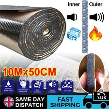 Camper Van Insulation Thermal Thermo Liner Foil Foam 10m Roll Sound Deadening
