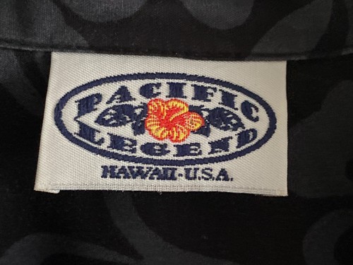 Camisa Aloha Negra De Colección Pacific Legend Hawaii Botón Botella de Cerveza Floral M - Imagen 3 de 16
