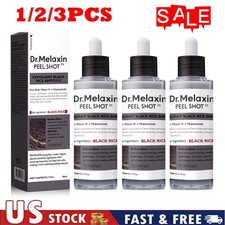 1/2/3X Dr. Melaxin Peel Shot Glow Black Rice Peeling Ampoule, Exfoliating Scrub
