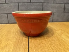 10oz Le Creuset Stoneware Mortar  Bowl ~ Cerise ~ no pestle ~