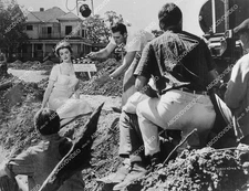 11028-006 candid Tina Louise at slate board film God's Little Acre 11028-006