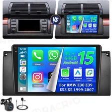 4+64G For BMW E38 E39 E53 X5 Android 15 Car Stereo Carplay GPS Navi Radio Camera