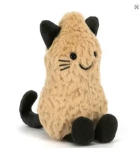 Brand New Jelly Cat Amuseable Peanut Soft Toy Soft Cute Nut Doll, Kawaii Gift