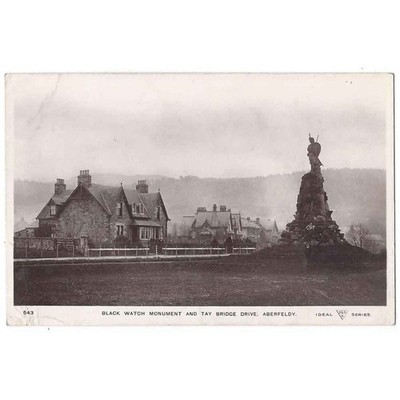 ABERFELDY Black Watch Monument & Tay Bridge Avenue, RP Postkarte unbenutzt