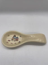 Vintage Heartland International Stoneware Japan Spoon Rest 7774 Countrycore