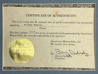 Mickey Mantle Autographed Baseball Americana Memorabilia COA See See Description — photo 5