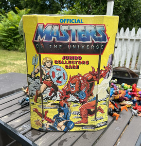 Masters of the Universe Jumbo Collector Case Mixed Lot He-Man 10+ w/ Accessories