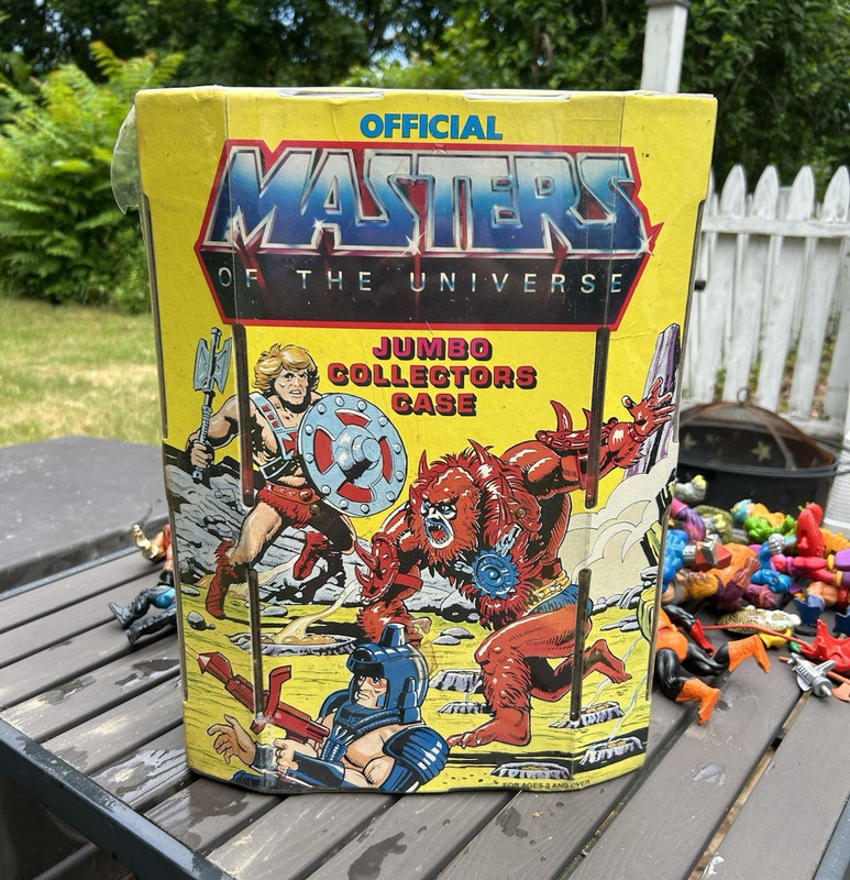 Masters of the Universe Jumbo Collector Case Mixed Lot He-Man 10+ w/ Accessories