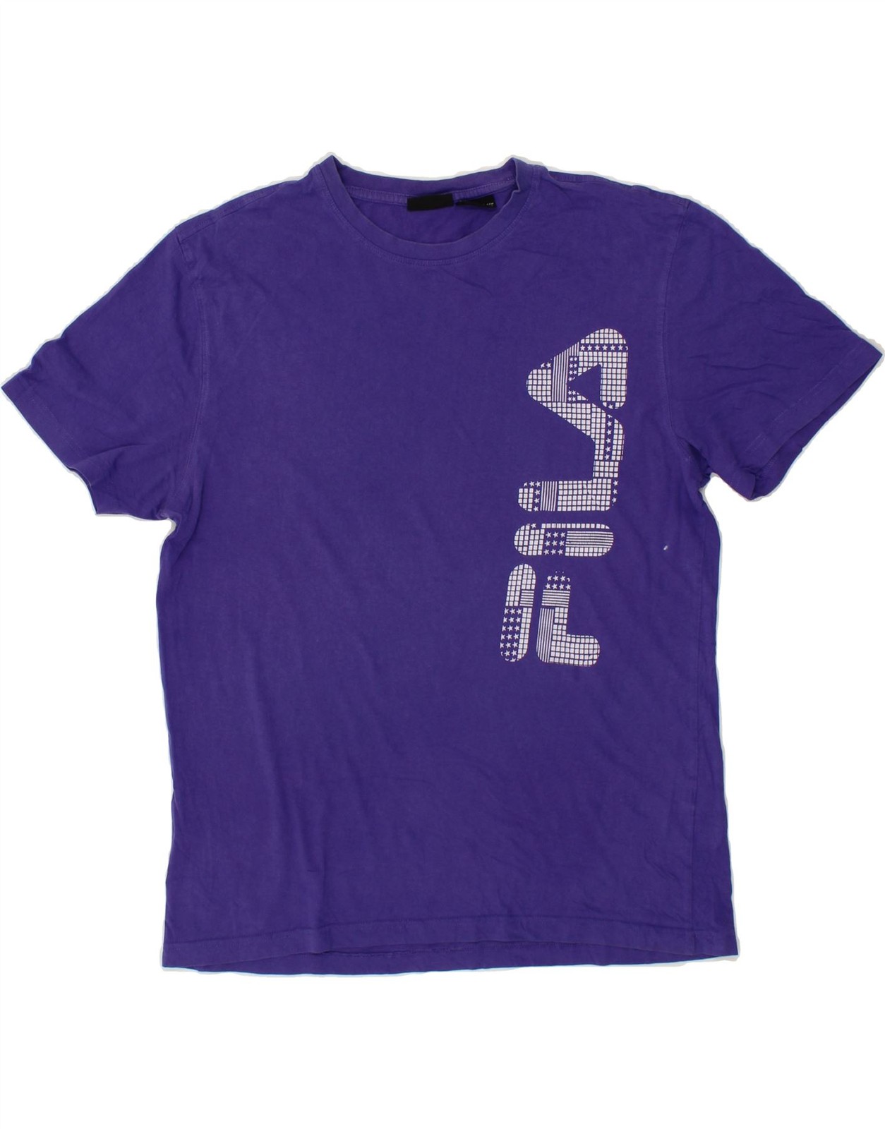 FILA Maglietta Uomo Grafica Top Grande Viola Cotone CD32