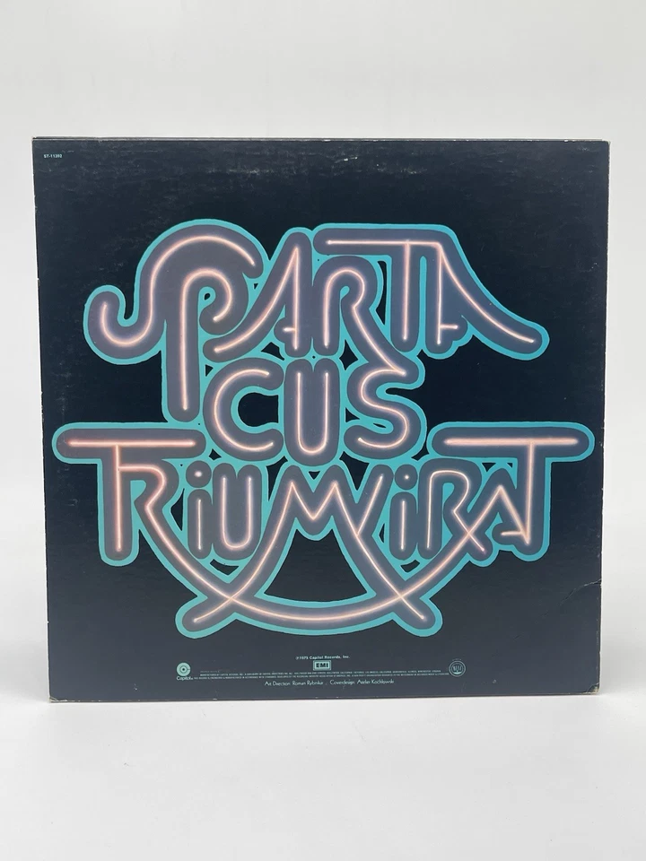TRIUMVIRAT SPARTACUS 12" LP VG+ VINYL RECORD CAPITOL 1975 - Image 2 of 4