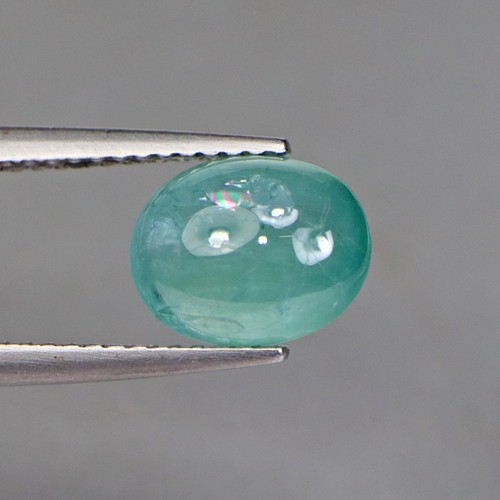 2.25 Cts FOR SALEEE Grandidierite Oval Cabochon Cut Bluish Green Loose Gemstone