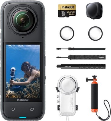 Insta360 X4 8K 360 Action Kamera Bundle und Tauchkoffer   Invisible Dive Bundle 