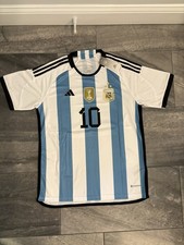 Lionel Messi Men's Argentina World Cup 2026 Home Jersey Size Large