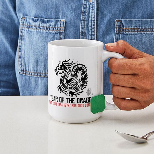CafePress Chinese New Year Of The Dragon Mugs Large Mug (1259236892) - Picture 4 of 27