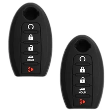 2 Key Fob Remote Skin Shell Case Cover Replacement for Nissan KR55WK48903