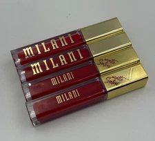 LOT OF 4 PCS Milani Amore Satin Matte Lip Crème Shade #10 Satin NEW
