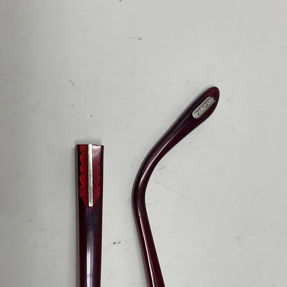 TOM FORD TF 5265 068 135mm BURGUNDY TEMPLE ARM PARTS 153M - Изображение 4 из 4