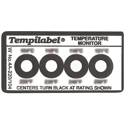 Tempil 26705 Temp Indicator, Strip, Clear, 10Pk