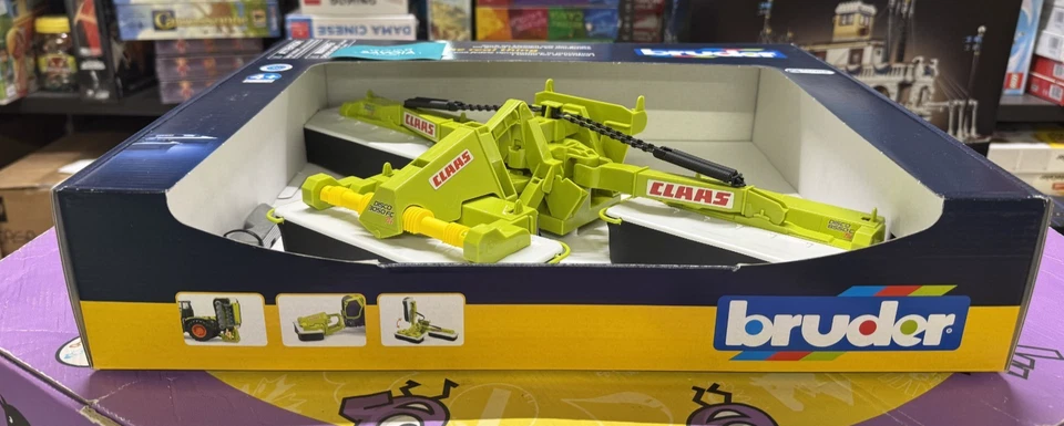 BRUDER 02218 - scala 1:16 -  CLAAS FALCIATRICE DISCO 8550 C PLUS  - NUOVO - Immagine 3 di 4