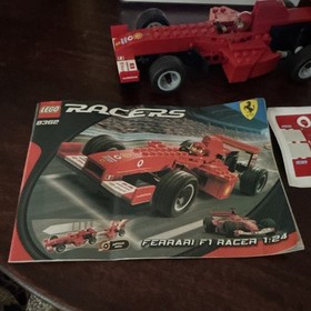 LEGO Racers Ferrari F1 Racer 1:24 Set 8362 w/ Instructions & Pull-back Motor