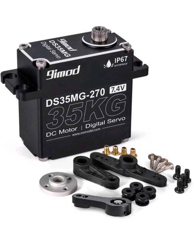 25kg 35kg High Torque Servo Motor Metal Gear Steering Servo RC 1/10 Crawler Car