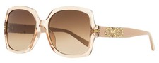 Jimmy Choo Square Sunglasses Sammi /G FWMHA Nude 55mm