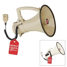 5 Core Megaphone 100W Bull Horn Professional Loud PA Speaker w 2000 Yards Range
