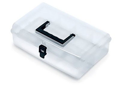 KNU30 Behälter: kollektiv mit Partitionen transparent 295x195x85mm KISTENBERG
