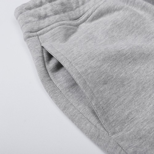 Summer Men Women Cotton Slightly Elastic Black Casual Trousers Mid-Waist - Picture 18 of 23