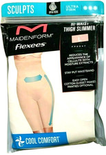 New MAIDENFORM FLEXEES L BLACK FP0047 SCULPT ULTRA FIRM HI WAIST COOL LTP USPSGA