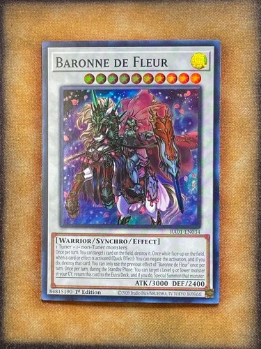 Yugioh Baronne de Fleur RA01-EN034 Super Rare 1st Ed NM