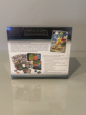 Pokemon Center Exclusive Paldea Evolved ETB Elite Trainer Box
