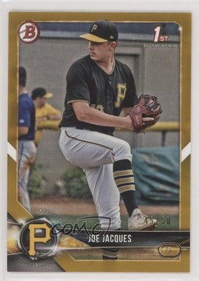 2018 Bowman Draft Gold 45/50 Joe Jacques #BD-24 1z4