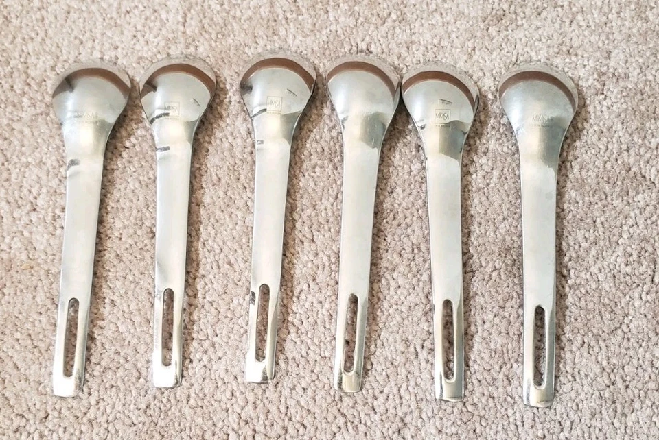 12 cucharaditas de postre Mikasa 18-8 acero inoxidable Corea MIS28 cubiertos Foto 3 de 4