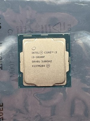   Intel i3-10100F 3.60GHz Quad Core 8 Thread LGA 1200 CPU TESTED