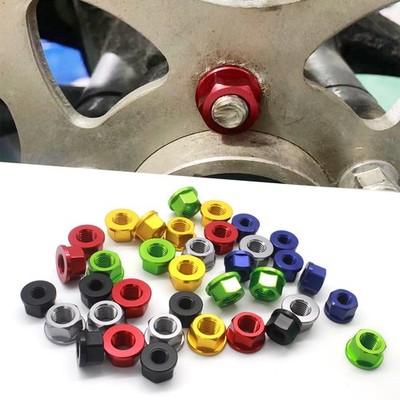 Universal M10*1.25 Front Rear Wheel Axle Nut Screw Sprocket Hex For Husqvarna