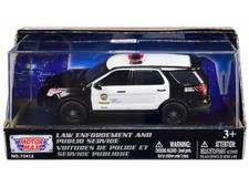 1/43 2015 Ford Police Interceptor Utility Black and White "LAPD (Los Angeles