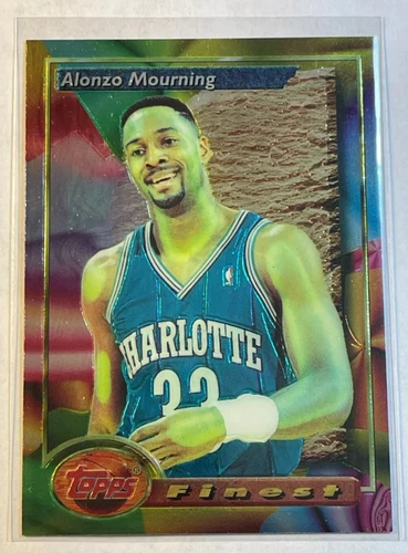 1993-94 Topps Finest - #201 Alonzo Mourning