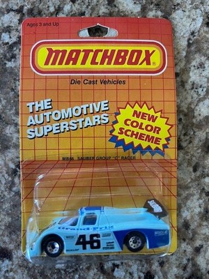 1986 Matchbox The Automotive Superstars #1766 Sauber Group ''C'' Racer A