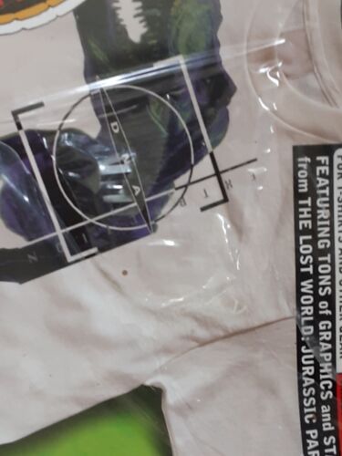 JURRASIC PARK THE LOST WORLD IRON-ON SHIRT GEAR BIG BOX PC SEALED 1997 VTG READ - Picture 2 of 14