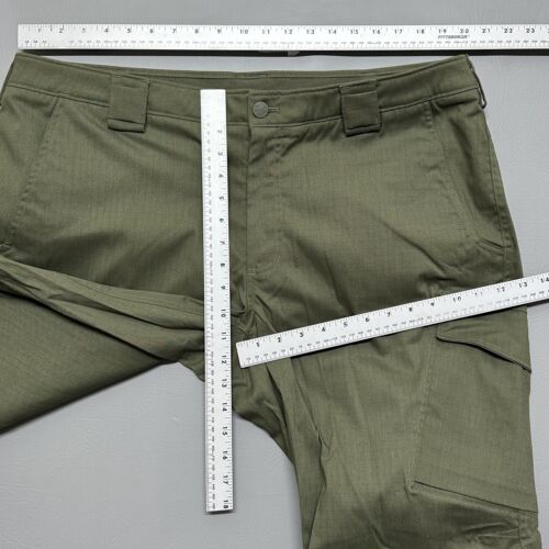 UA Under Armour Enduro Elite Cargo Pants Ripstop Mens 40 x 30 Olive Green - Picture 11 of 15