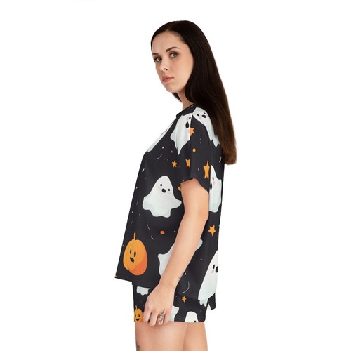 Women's Halloween Short Pajama Set  - Picture 7 of 15